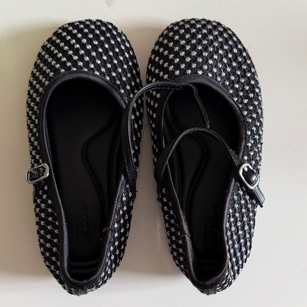 Zara Kids Monochrome Dress Shoes